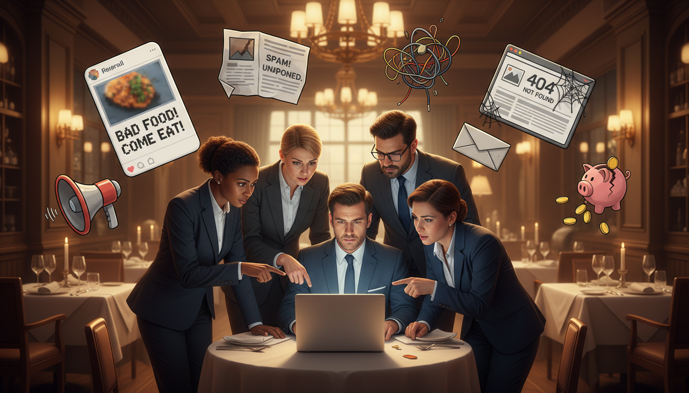 Common Digital Marketing Mistakes Restaurants Make